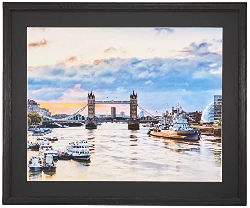 ケンコー(Kenko) 額縁 コスモス 全紙 木製 前面アクリル板使用 ブラック MCM-Z-BK