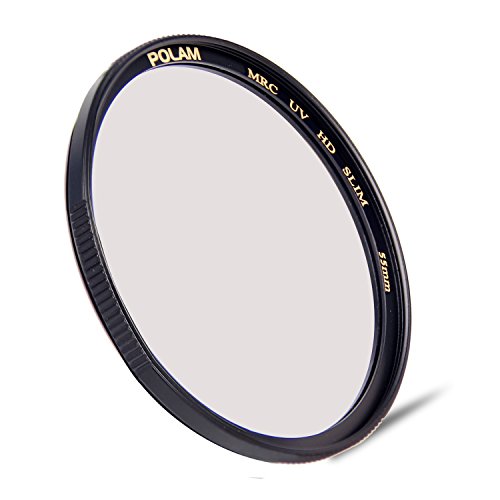 POLAM-FOTO UV 55mm Multi-Coated HD UV Protective Filter(Brass ring, Schott Glass, Ultra-Slim)