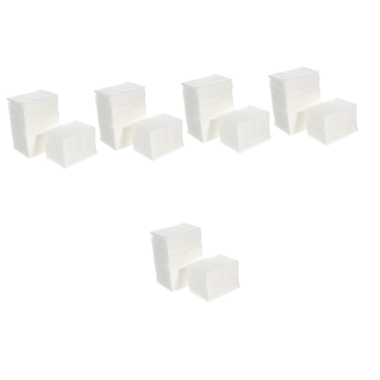 Healeved 10confezioni Dischi Struccanti Cotone Estensibili Per Rimozione Makeup Cotone Morbido e Delicato Per Viso Per Tonico e Maschere Facciali