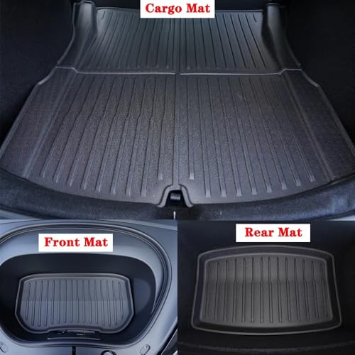 Tapis voiture Tesla Model 3 Highland doublure coffre TPE - 5