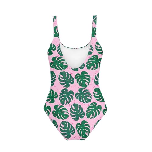 Girls One Piece Swimsuits Kids Bathing Suit Swimwear Flamingo Summer Patterns for 7-18 Years Old2