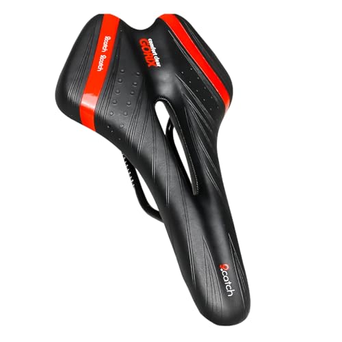 Image of GORIX Bike Saddle Seat Comfortable Cushion with Rail Mountain Road Bicycle for Men and Women (A6-1)