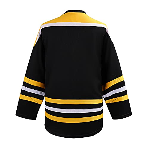 EALER H900 Series Ice Hockey League Team Color Blank Practice Jersey & tecido grosso, respirável e d