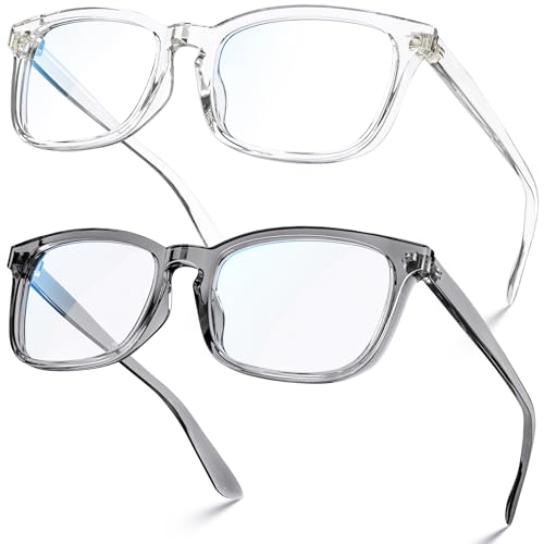 Image of VISOONE Blue Light Blocking Glasses Square with Anti Computer Glare for Gaming Women and Men MONTANA
