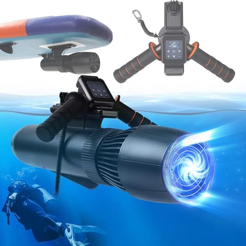 Electric Underwater Scooter High-Speed 500W for Snorkeling and Water Sports, Waterproof Design for Adults and Kids, 9Km/H Max Speed