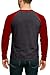 Decrum Red and Grey Long Sleeve Shirt Men - Fashion Mens Baseball T Shirts | [40059025] Grey&Red Rgln, XL