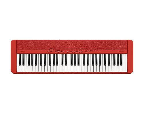 Image of Casio CT-S1 Premium Keyboard Pack with Stand, AC Adapter and Headphones, Red