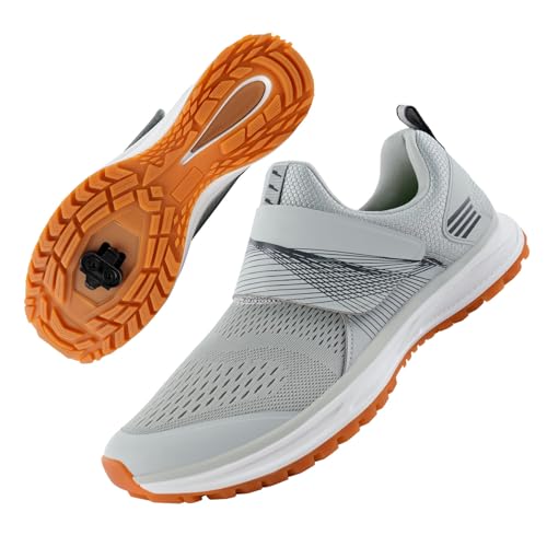 liekick Men's Cycling Shoes 2-Bolt SPD Cleats, Comfortable