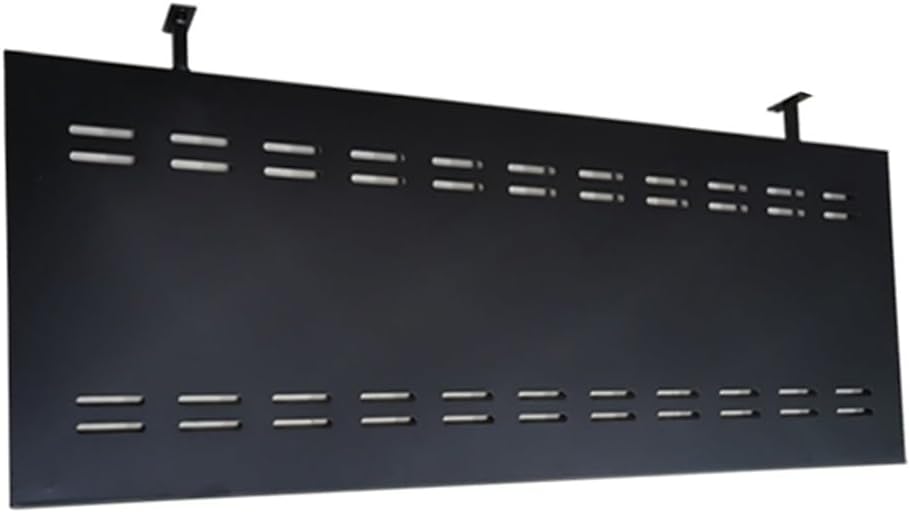 Under Desk Privacy Panel for Sit Stand Workstations Black Home Office Study Divider and Vanity Shield Dual Use Furniture Partitions Counter Low Fence 42.5x15.7in