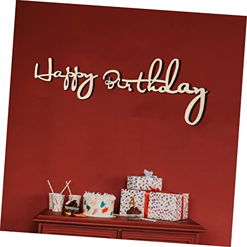 Abaodam 1 Conjunto Cartão De Aniversário Adesivo De Parede Placa De Recorte De Feliz Aniversário Dec