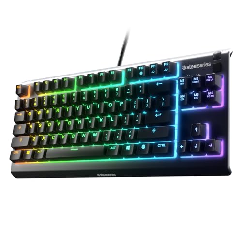 SteelSeries Apex 3 RGB �Q�[�~���O�L�[�{�[�h ? 10�]�[��RGB�C���~�l�[�V���� ? IP32�h�� ? �v���~�A�����C���X�g���X�g(�E�B�X�p�[�É��Q�[�~���O�X�C�b�`) ? SP (�X�y�C����)