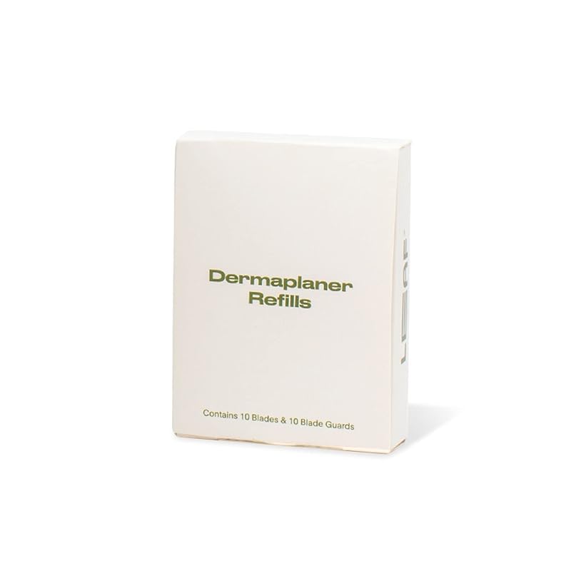 Refis para Dermaplaner Leaf Shave com 10 lâminas e 10 protetores de lâmina