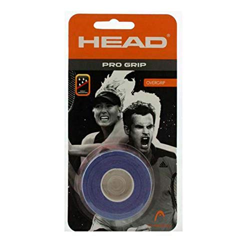 HEAD Raquete Pro Grip Overgrip – Rolo de fita aderente para raquete de tênis, azul