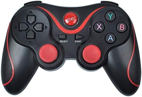 Radorock Wireless Bluetooth Gamepad Controller Wireless Game Controller For Android TV Box Tablet PC With Stand for All Android smartphones/TV Boxes/PCs/etc (Black)