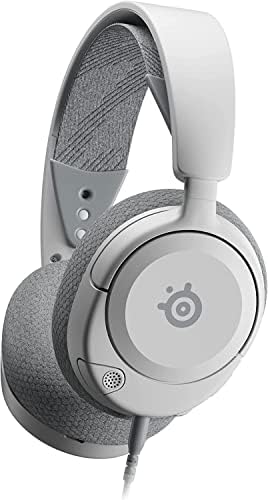 （18:30時点） SteelSeries ゲーミングヘッドセット ヘッドホン PlayStation 5専用モデル Arctis Nova 1P 軽量 有線 密閉型 双方向マイク ノイズキャンセリング 空間オーディオ Hi-Fiサウンド 調整可能 61612 ホワイト