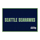 Rico Industries NFL Football Seattle Seahawks PVC-Matte, strapazierfähig, dick, Heimdekoration, Küche, Bar, 30,5 x 45,7 cm