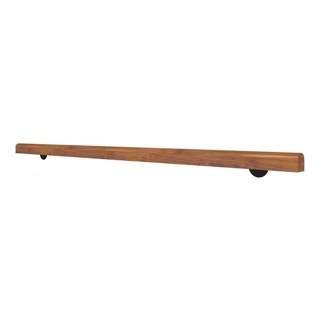 Main courante d'escalier ronde en bois moderne pour l'intérieur et les couloirs