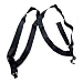 Holdup Brand All Black hidden Undergarment Hip Clip no-alarm Suspenders with Patented Gripper Clasps