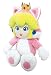 Little Buddy Super Mario Neko Cat Peach Plush, 10"