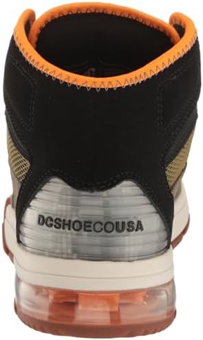 DC Men's Versatile High Top Water Resistant Snow Boot Skate Shoe, Olive/Black, 7.5 | Image 2