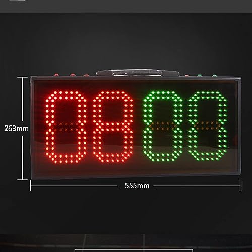 Marcador LED de doble cara McbeAn para sustituciones y tiempo de lesión en fútbol, con memoria de datos al apagarse miniatura 5