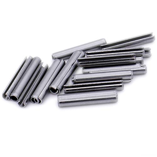 D1.5 (1.5mm x 8mm) Slotted Spring Pin (Heavy) - Stainless Steel (A1) (Pack of 20)
