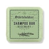 Störtebekker® Premium Shampoo Bar Rosmarin - Festes Shampoo Herren & Damen - 3in1 Duschseife...