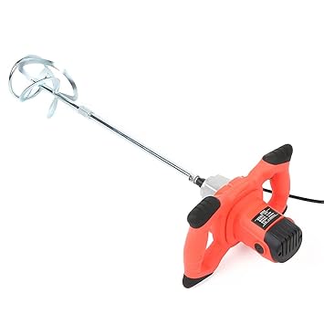 KTM Healthcare Plaster Paint Mixer, External Carbon Brush Holder Electric Cement Mixer for Mortar Paint for Mixing Cement(European Standard 220V)