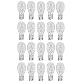 eTopLighting 20 pcs of 12 Volts 7W 7 Watt T5 Replacement Wedge Bulb, Long Life, 20XT5-12V-7W