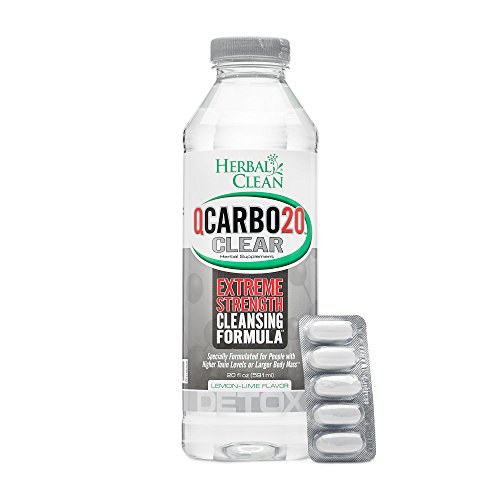 Qcarbo Clear 20, Lemon-Lime 20 oz