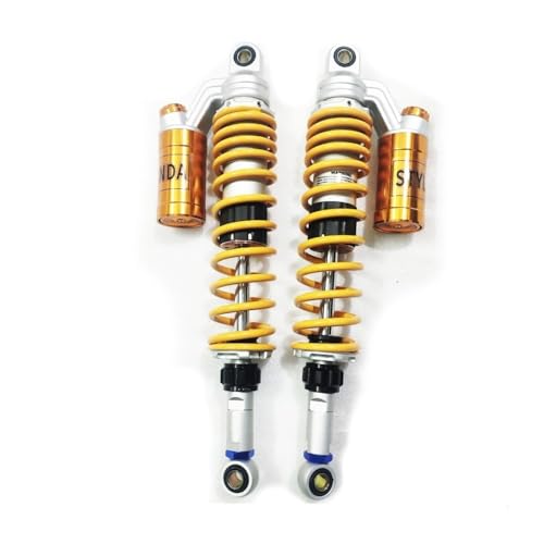 Amortisseur de moto arrière réglable de 400mm avec ressort de 7mm
