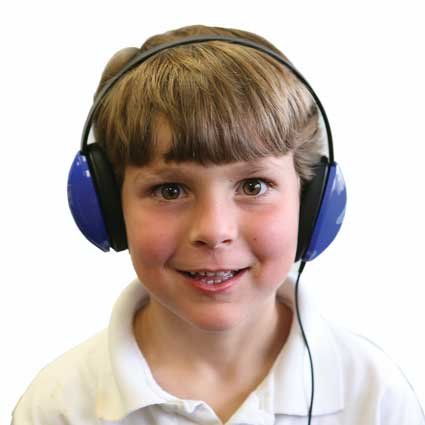 Califone 2800-Bl Listening First Stereo Headphones For Kids Bundle (Blue) (6 Items) #TOP7