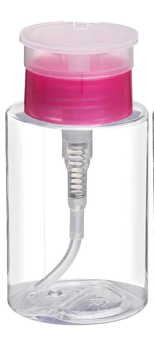 SCHOFIC Push Down Dispenser Bottle 150ml(5oz) Empty Plastic Pump Dispenser Bottle For ESD IPA Safe Pump/Nail Polish Remover Makeup Remover And Alcohol-image-5