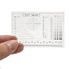 Gauge Point Transparent Film Stain Card Comparison Crack Contrast PET Dot Line Surface Quality Inspection 3pcs