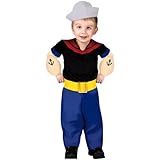 Toddler Popeye Costume Size 3T-4T