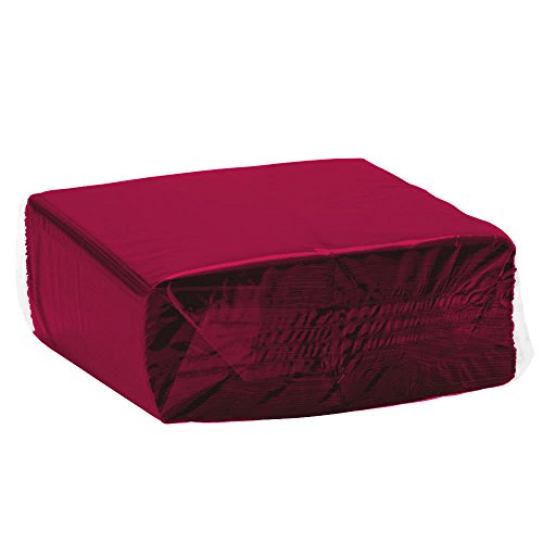 Burgundy Dinner Napkin, Choice 2-Ply, 15" x 17" - 125/Pack