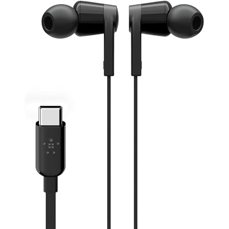 Belkin Cuffie RockStar USB-C per Samsung Galaxy Note10, Note10+, S10, S10+,  S10e, Google Pixel 3, 3XL, iPad Pro, Oculus Quest 2 e altri (Auricolari  USB-C, cuffie in-ear USB-C) : Amazon.it: Elettronica