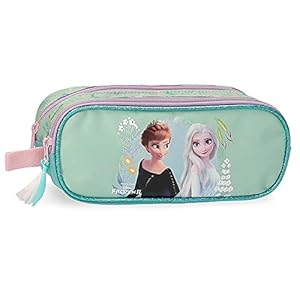 Disney Frozen Follow your dreams etui dubbel blauw 23 x 9 x 7 cm polyester