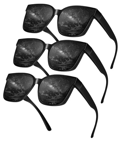 KALIYADI Fit-Over-Glasses Polarized Sunglasses-for-Women Wrap-Around-Sunglasses: Mens Polarized Sunglasses UV400 Protection - Main Image