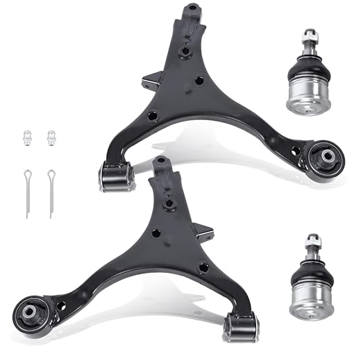 Image of KUIPERAUTO 4PCS Front Lower Control Arm Ball joint Assembly Compatible With 2002 2003 2004 2005 2006 Honda CR-V 2.4L K640399 K640400