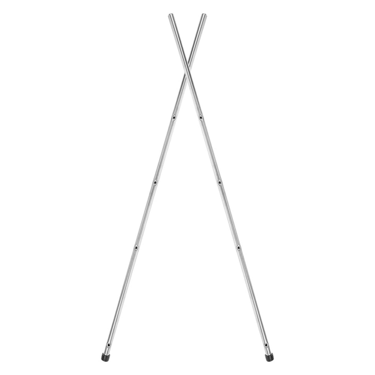 GARVALON Aste Calcio Balilla in Ferro 52,5 cm 2 Pezzi