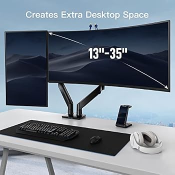 HUANUO Dual Monitor Stand for 13 to 35 