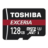 128GB TOSHIBA 東芝 EXCERIA microSDXCカード CLASS10 UHS-I対応 R:90MB/s SDアダプタ付 海外リテール THN-M302R1280EA