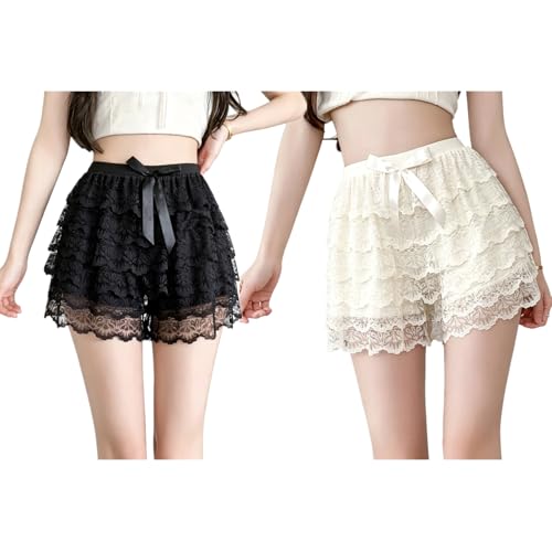 Legging court sous jupe anti-irritation : short sécurité dentelle invisible