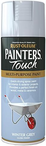 Rust-Oleum AE0050010E8 400ml Painter's Touch Spray Paint - Stone Grey Satin
