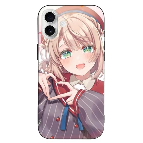 BFLiRuW iPhone 16 �p �P�[�X �o�[�`���� VTuber �����ꂤ�� �A�j���� iPhone 16 Plus Pro Max 16 E �p �J�o�[ ���ϖh�~ ����~�� �w��h�~ �ϏՌ� �����h�~ �ϋv�� iPhone 16 Plus