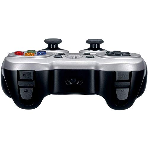 Logitech G F710 Wireless Gamepad, 2.4 GHz Wireless with USB Nano-Receiver, Controller Dual Vibration Feedback, 4 Switch D-Pad, PC - Grey/Black by Logitech G - Image 4