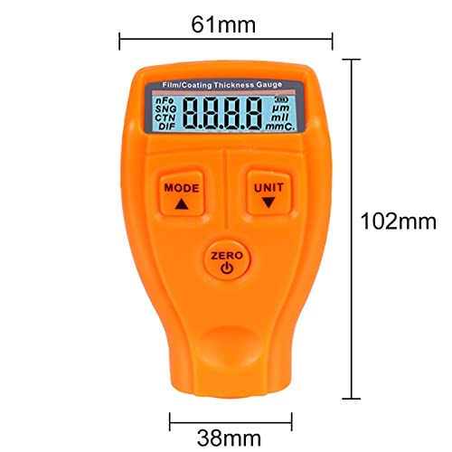 Medidor de espesor para pintura automotriz DOLUNTO digital miniatura 7