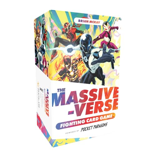 Solis Game Studio The Massive-Verse Fighting Card Game - Intense Two Player Battles Featuring Radiant Black, Rogue Sun and More! Fighting Card Game, Ages 14+, 10 Minute Playtime