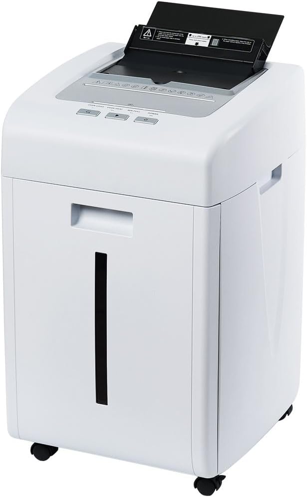 Kalopsia Paper Shredder Heavy Duty: 200 Sheets Auto Feed Micro Cut 40 Mins Commercial Shredder P5 Security Level Credit Card/CD/Staple Paper Shredders for Home Office with 35L Bin